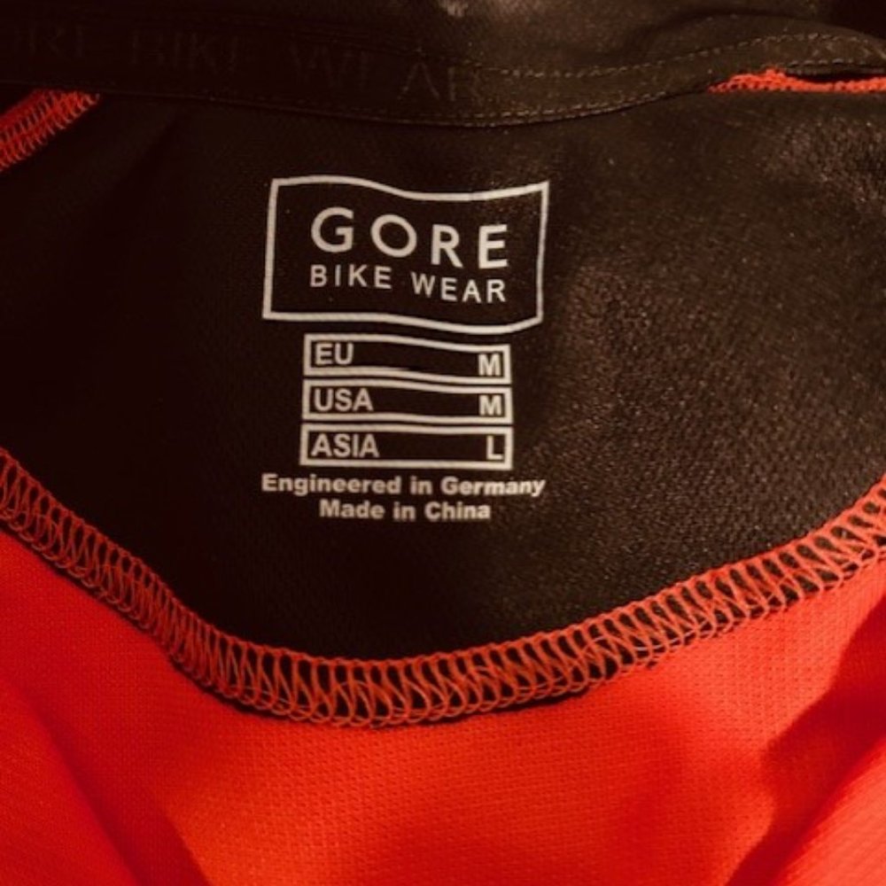GORE BIKE SHIRT SZ M